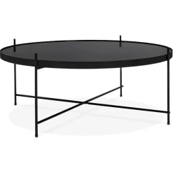 Table basse de salon 'KOLOS BIG' noire