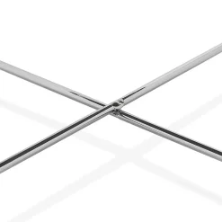 Table basse de salon 'KOLOS BIG' couleur chrome