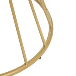 Table basse effet marbre blanc