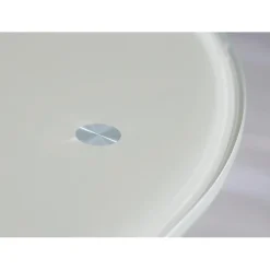 Table Basse en verre et Métal Chromé D50 cm