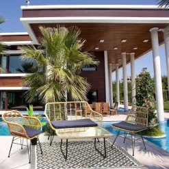 Table basse intérieur et extérieur PADANG