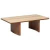 Table basse Jivan Travertin Bois
