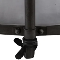 Table Basse Pendule Métal Chrono