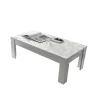 Table basse PRISMA laqué blanc brillant