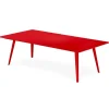 Table basse rectangulaire Bipolart Métal Rouge