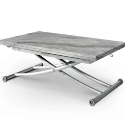 Table Basse relevable PATEL effet Marbre