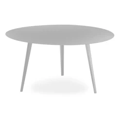 Table basse ronde Bipolart Métal Argent