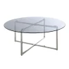 table basse Structure en inox brillant