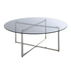 table basse Structure en inox brillant