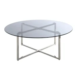 table basse Structure en inox brillant