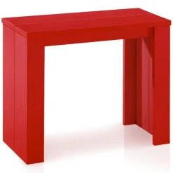 Table Console extensible Brookline Rouge
