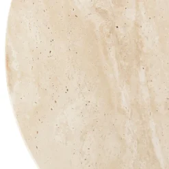 Table d'appoint Celen travertin blanc
