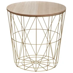 Table d'Appoint Doré MIKU