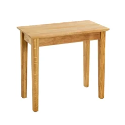 Table d'appoint en bois de chêne huilé H52 cm