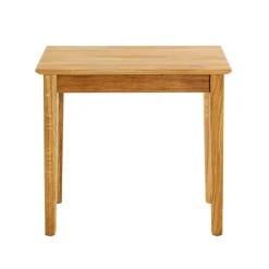 Table d'appoint en bois de chêne huilé H52 cm