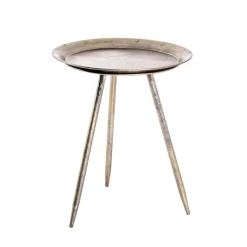 Table d'appoint en Métal laqué Bronze antique