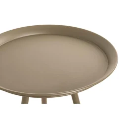 Table d'appoint en métal vert modèle mini