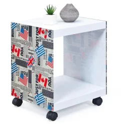 Table D'Appoint FLAGCUBE Blanc