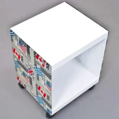 Table D'Appoint FLAGCUBE Blanc