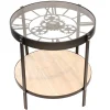 Table D’Appoint Horloge 50.5x50.5x49cm