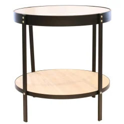 Table D’Appoint Horloge 50.5x50.5x49cm