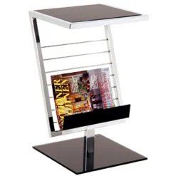 Table d'appoint noir design Revue