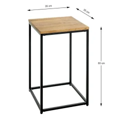 Table d'appoint plateau chène