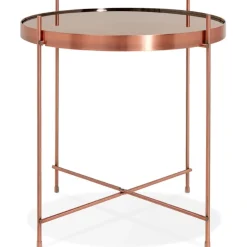 Table d'appoint pliable 'KOLOS' couleur cuivre