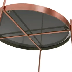 Table d'appoint pliable 'KOLOS' couleur cuivre