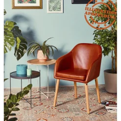 Table d'appoint pliable 'KOLOS' noire