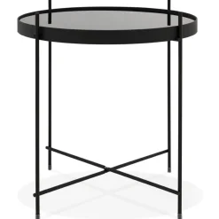 Table d'appoint pliable 'KOLOS' noire