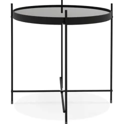 Table d'appoint pliable 'KOLOS' noire