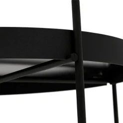 Table d'appoint pliable 'KOLOS' noire