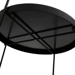 Table d'appoint pliable 'KOLOS' noire