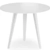 Table d'appoint ronde Bipolart Métal Blanc