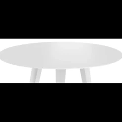 Table d'appoint ronde Bipolart Métal Blanc