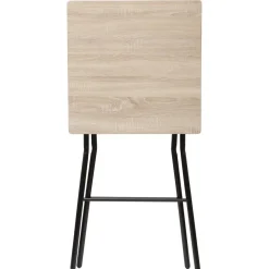 Table de bar pliante 2 places effet bois