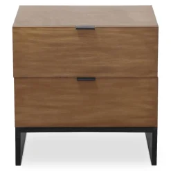 Table De Chevet 2 tiroirs Panara Chêne Clair