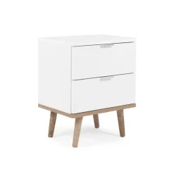 Table de Chevet 2 Tiroirs COPENHAGUE