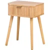 Table de Chevet Nuit Appoint Naturel en Bois - Nordlys