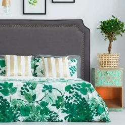 Table de chevet style oriental bois sculpté 1 porte Monbolyto Bois Vert