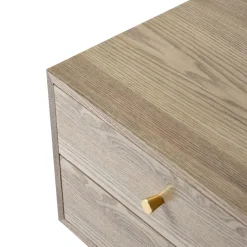 Table de chevet TONDER design scandinave et sa structure en bois massif