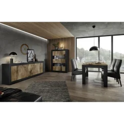 Table de repas180 cm en panneaux de particules