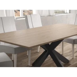 Table de repas SPIDER pieds métal