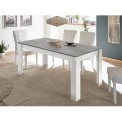 Table de repas180cm bicolore