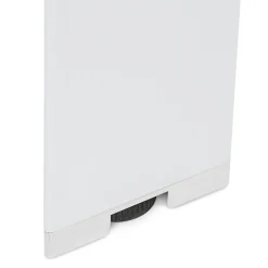 Table de réunion ou à manger design 'XLINE' en verre blanc