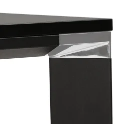 Table de réunion ou à manger design 'XLINE' en bois noir