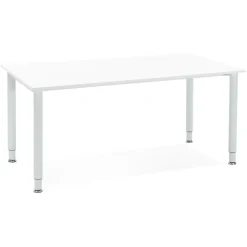 Table de réunion ou bureau design 'FOCUS' blanc