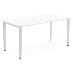 Table de réunion ou bureau design 'FOCUS' blanc