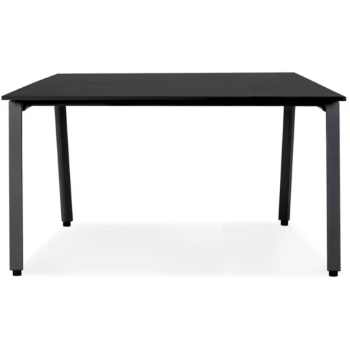 Table de réunion ou bureau bench noir 'AMADEUS SQUARE'